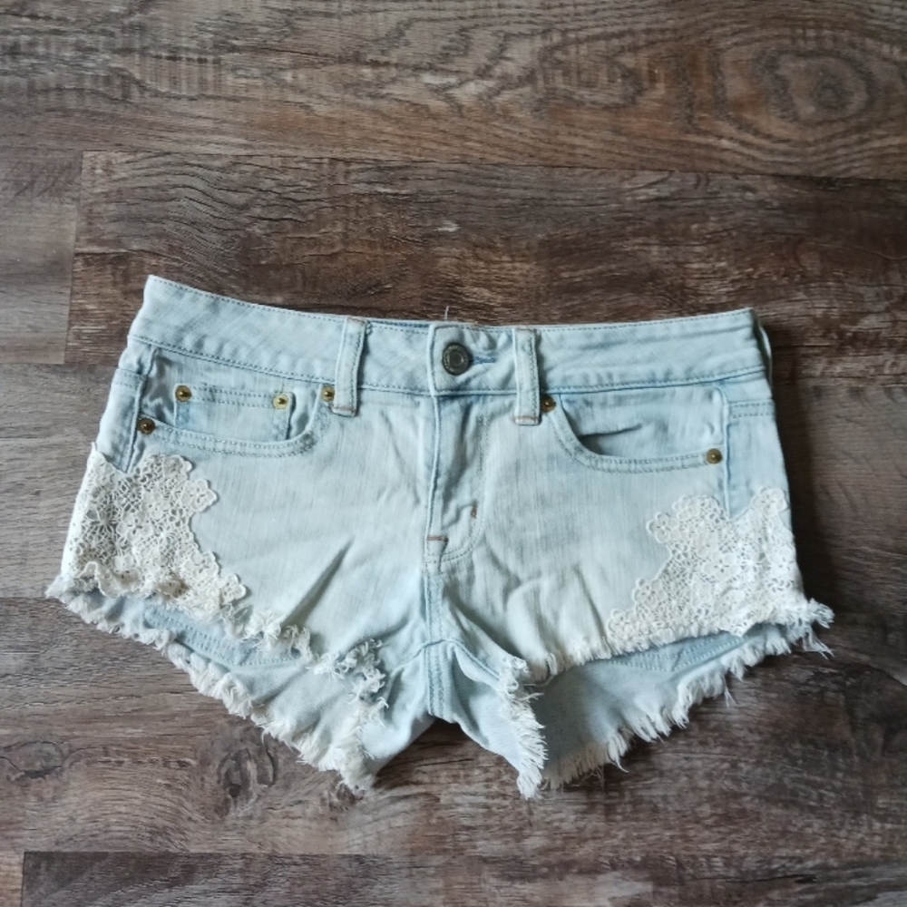 American Eagle Stretch Denim Shorts